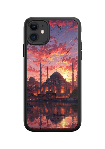 İphone 11 Uyumlu Kubbe Desenli Kamera Korumalı Darbelere Dayanıklı Kılıf 1256-kubbe-iphone11