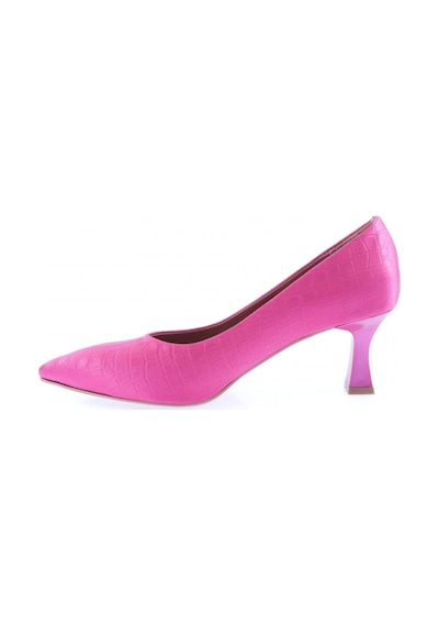 Dgn 320 Sivri Burun Parmak Dekolteli Uzun Topuklu Ayakkabı 320-1918-R15027 Fuşya