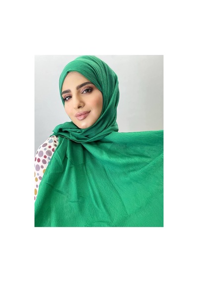 Aldaiyr Hijab Kadın Bambu Kraş Yeşil001