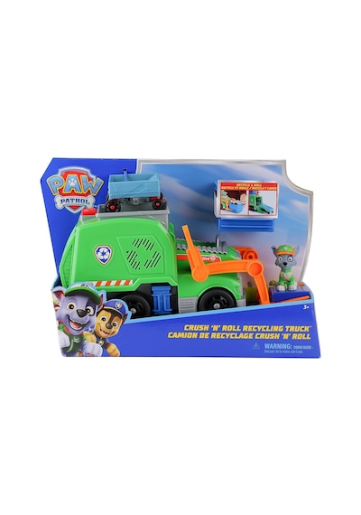 Spm-6071248 Paw Patrol Rocky İle Crush N Roll Geri Dönüşüm Kamyonu Paw Patrol