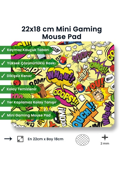 Funny Figures 22x18cm Mp522218 İlyuka Mini Boy Gaming Mousepad