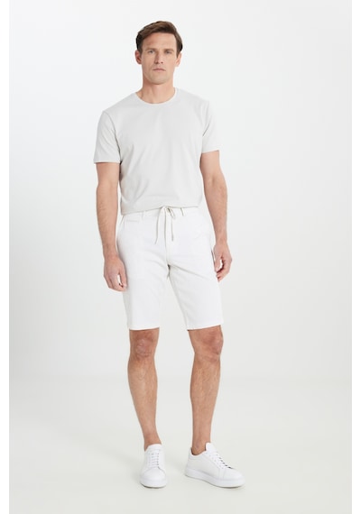AC&Co / Altınyıldız Classics Erkek Ekru Vızon Slim Fit Dar Kesim Yan Cepli Gofre Desenli Şort Ekru Vızon Ekru AC&Co / Altınyıldız Classics Erkek Ekru Vızon Slim Fit Dar Kesim Yan Cepli Gofre Desenli Şort Ekru Vızon Ekru