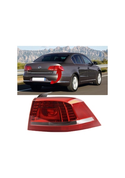 Volkswagen B7 Passat Led Stop B7 Passat Highline Led Stop Sağ Dış Yolcu Tarafı
