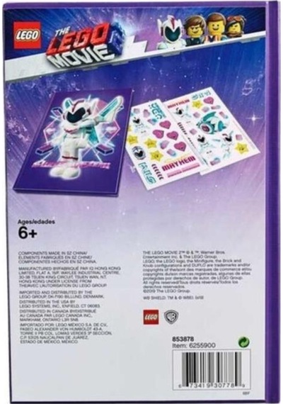 LEGO Stationery 853878 The LEGO Movie 2 Notebook