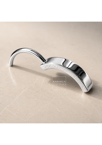 Klipsli Göbek Piercingi Hinged Belly Piercing çok renkli