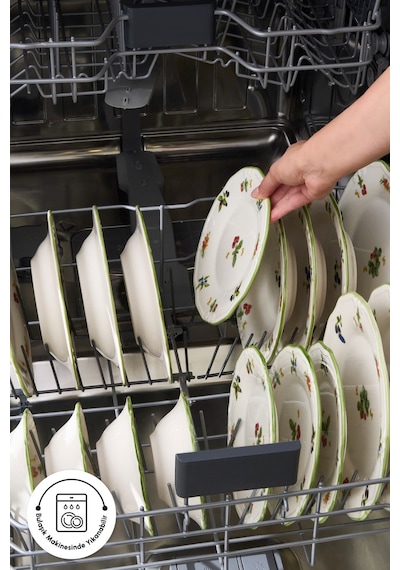 Emsan Majestic 24 Parça 6 Kişilik Yemek Takımı Renkli