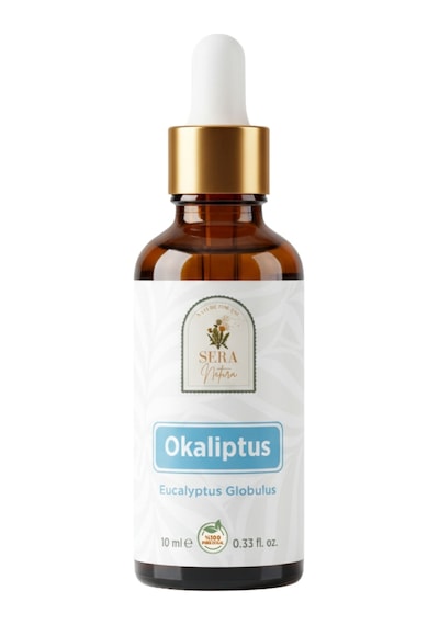 %100 Saf Okaliptus Uçucu Yağı 10 Ml - Doğal Nefes Ve Terapi Etkili Eucalyptus Globulus 10 ML