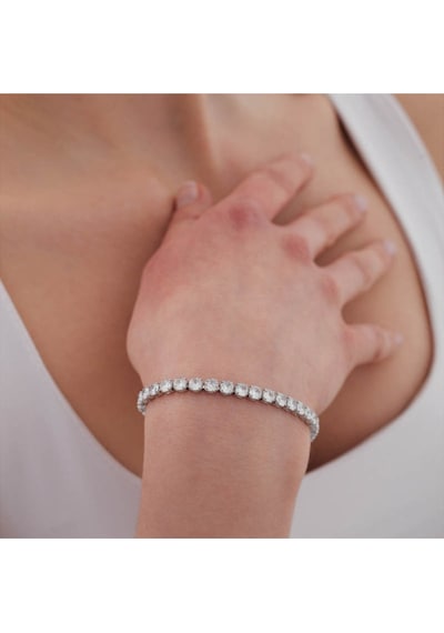 Merano Design 4mm Beyaz Su Yolu Bileklik Çok Renkli