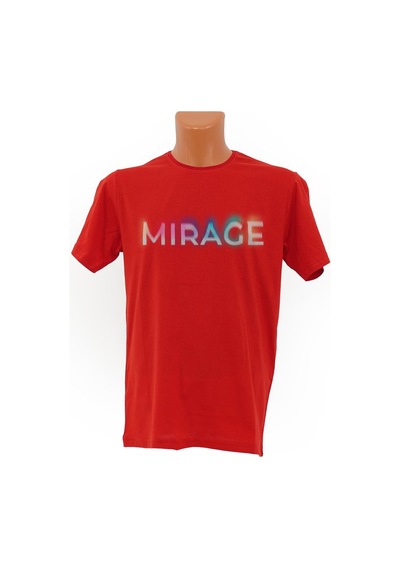 Mirage Baskılı Tişört Siyah