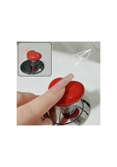 Klozet Sifon Tuşu Kalp Tasarımlı Karışık