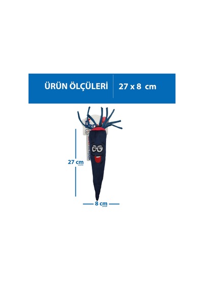 Herniks Sesli Kumaş Nakışlı Köpek Oyuncağı Mooni 27 CM