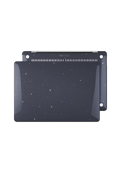 Novstrap Apple Uyumlu MacBook Air 15 İnç A2941 İle Kristal Parlak Simli Kılıf Sert Glitter Karışık Çok Renkli