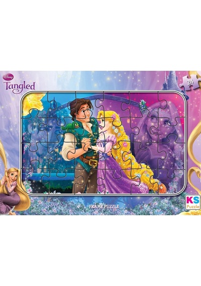 Ks Games Puzzle 24 Parça Tangled Frame Tg 704