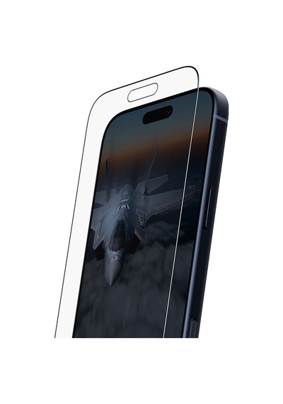 Panzerglass Apple Uyumlu iPhone 17 Pro Max Ultra-wide Fit Stealth Siyah Çerçeveli Ekran Koruyucu - Fast Fit Uygulama Aparatlı