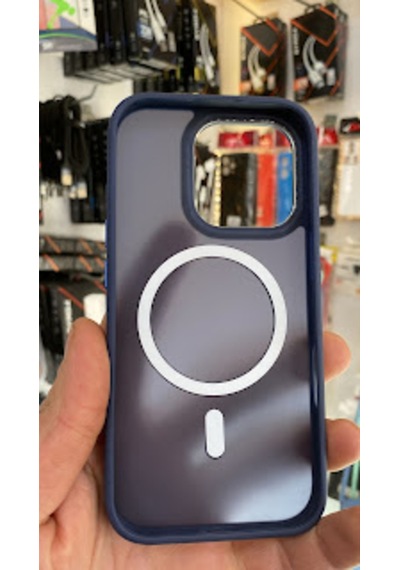 Apple iPhone Uyumlu  16 Pro Kamera Korumalı Mat Magsafe Wireless Şarj Destekli Renkli 45687