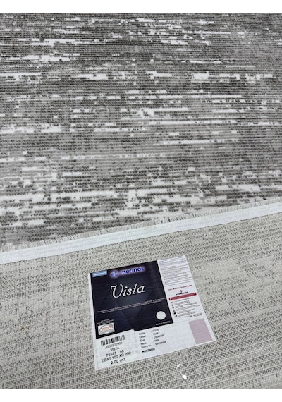 Merinos Vista 76587-098 Özel Kesme Halı Gri-antrasit Çok Renkli