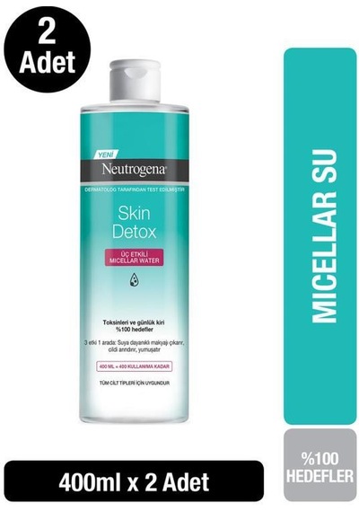 Neutrogena Skin 3'ü 1 Arada Micellar Water 2 x 400 ML