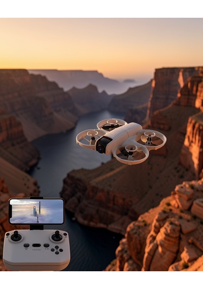 Mini Drone Hd Kamera Işıklı Tasarım