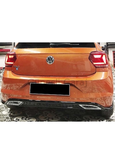 Volkswagen Polo 2017 R Line Egzoz Görünümlü Plastik Difüzör Sportif & Şık Tasarım