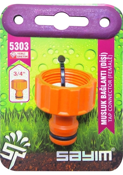 Hortum Jak Rekoru Otomatik Musluk Bağlantı Dişi 3/4"
