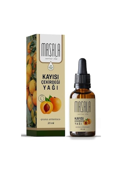 Saf Kayısı Çekirdeği Yağı 20 Ml. Apricot Kernel Oil Soğuk Pres 0.3 ML