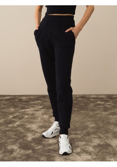Xint Lacivert Lüks Pamuk Dokulu Regular Fit Pantolon 850955