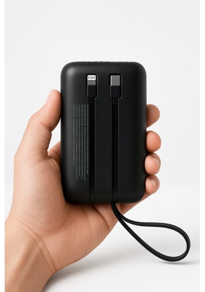 20000 Mah Taşınabilir Hızlı Şarj Cihazı Göstergeli Android- Apple Uyumlu iOS