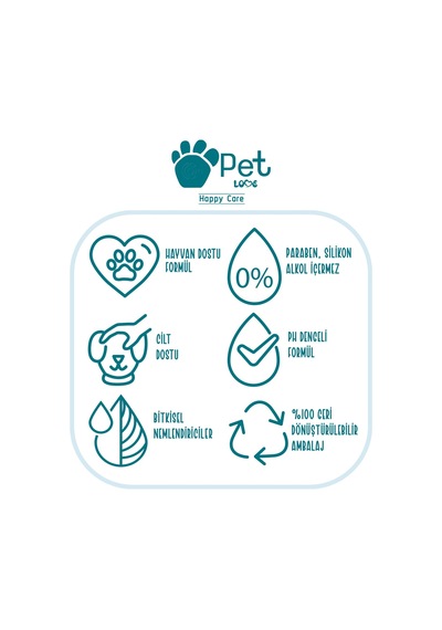 Pet Love Durulanmayan Köpük Şampuan Kurabiye & Vanilya Doğal Argan Yağlı 225 ML