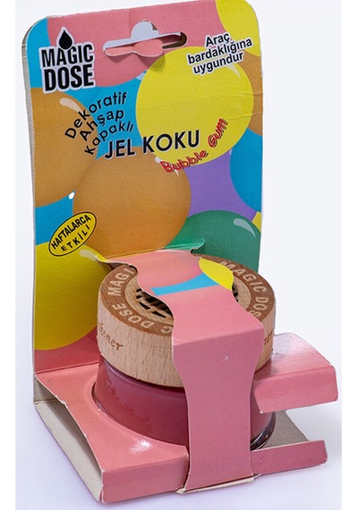 Magic Dose Dekoratif Ahşap Kapaklı Jel Koku 50ml - Sakız