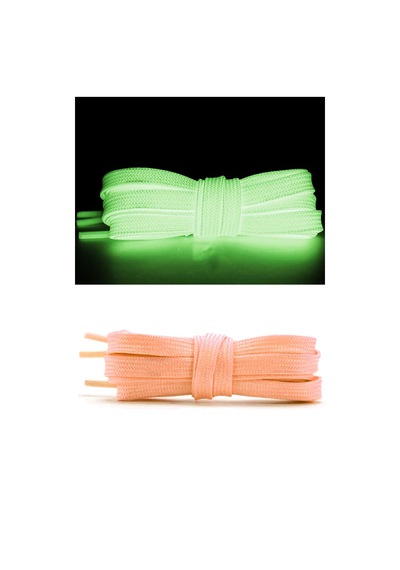 Hapshoe Fosforlu Neon Turuncu 1 Cm Kalınlığında 1 Çift Yassı Spor Ayakkabı Bağcığı Turuncu