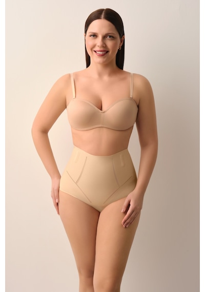 Suwen Yüksek Bel Yeni Nesil Lazer Kesim İz Bırakmayan İnce Dokulu Slip Korse Sw9000089 Ten
