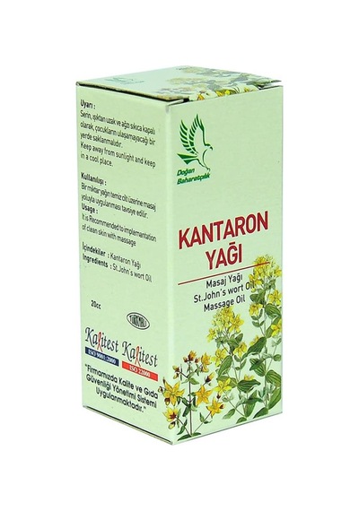Doğan Baharatçılık Kantaron Yağı 20 ML Doğal Saf Masaj Yağı Sarı