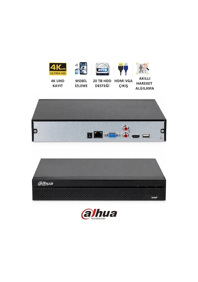Nvr2116hs-4ks3 16 Kanal H.265+ Güvenlik Nvr Recorder