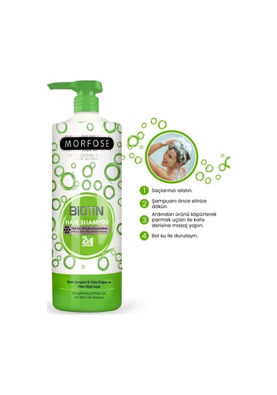 Morfose Biotin Içeren Saç Şampuanı 1000 Ml 29570025