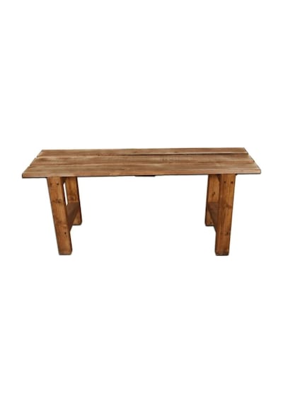 Ahşap Bank Bench Sandalye Mutfak Bank Ceviz 100cm X 30cm Kahverengi