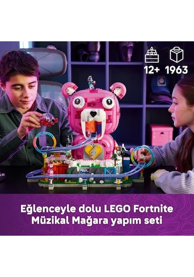 Fortnite Müzikal Mağara 77082-12 Yaş Ve Üzeri Çocuklar İçin Minnoş Takım Lideri, Hazine Avcısı, Dj Lama Dahil