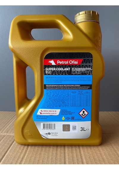 Petrol Ofisi Organik  Kırmızı Renk Uzun Ömürlü Antifriz 3 Litre Taze Üretim (30/07/2026 Üretim)