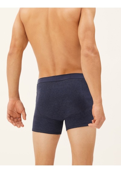 Marks & Spencer Saf Pamuklu 5'li Cool & Fresh Trunk Seti T14004843f Mavi