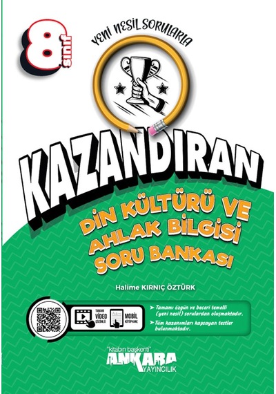 Ankara Yayınevi 8. Sınıf Kazandıran Din Kültürü Soru Bankası