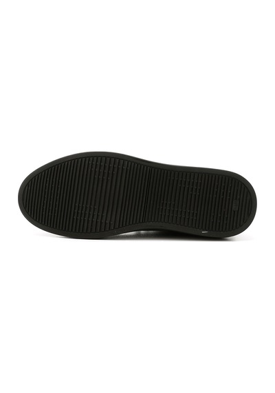 Gönderi(R) Gönderi R Erkek Siyah Bağcıklı Kauçuk Taban Hakiki Deri Sneaker Ddma83531640 Siyah