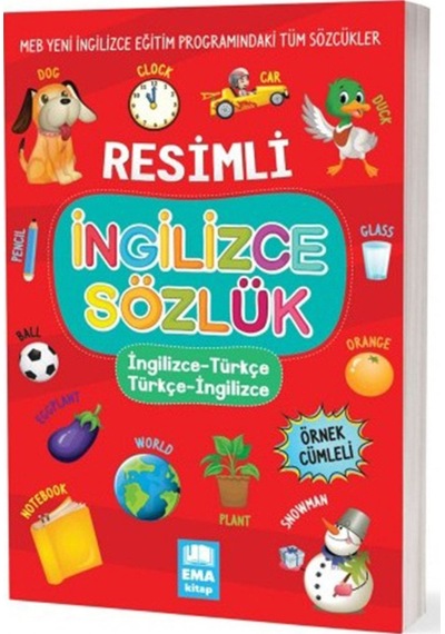 Ema Çocuk Resimli Türkçe Sözlük Ve Resimli Ingilizce Sözlük Seti