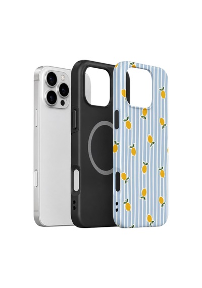 iPhone Uyumlu16 Pro Max Valestra Çift Katmanlı Magsafe Kılıf Tavnora
