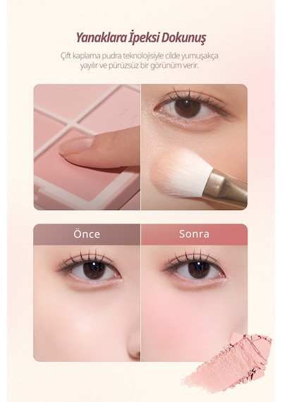 Dasique Karıştırılabilir Renk Tonlarına Sahip 4lü Allık Blending Mood Cheek 15 Rose Milk Tea 15 Rose Milk Tea