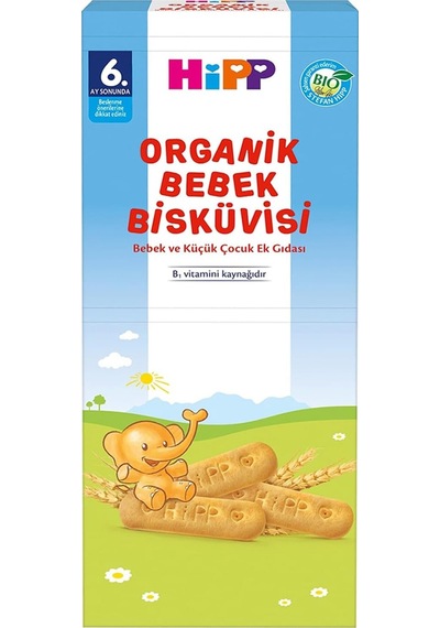 Organik Bebek Bisküvisi 180 Gr