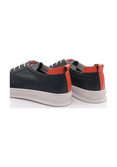 Dgn 5580 Erkek Yuvarlak Burun Bağcikli Sneaker Ayakkabi 5580-2505-R1078 Lacivert