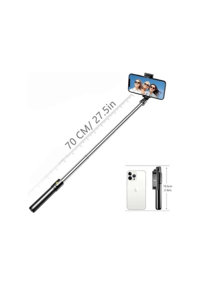 Mey Najmaddin Cep Telefonu Tripod Standı Manyetik Selfie Sopa Bluetooth Uzaktan Kumandalı Najmaddin