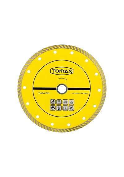 Tomax Turbo Elmas Mermer Granit Kesici Disk 115 Mm