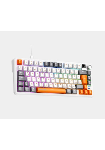 Bronzturq Mk1173 Rainbow Red Switch Üç Modlu Usb+2.4g +bt Kablolu Mekanik Klavye