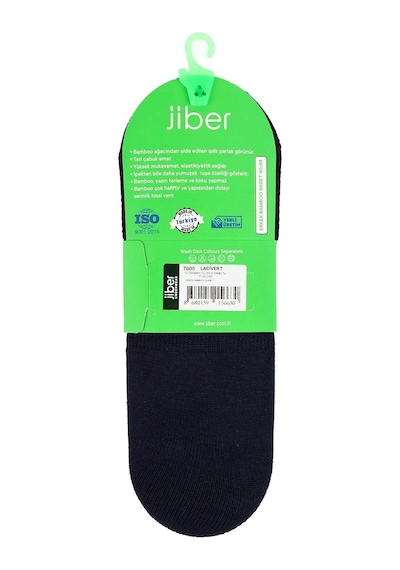 Jiber Erkek Bambu Likralı Babet Çorap 7000 - 6 Adet Lacivert