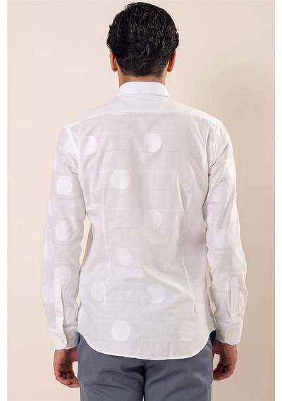 İmza Beyaz Kısalabilir Kollu Desenli Jakarlıcepsiz %100 Pamuk Casual Slim Fit Gömlek 1004230183-beyaz Beyaz İmza Beyaz Kısalabilir Kollu Desenli Jakarlıcepsiz %100 Pamuk Casual Slim Fit Gömlek 1004230183-beyaz Beyaz